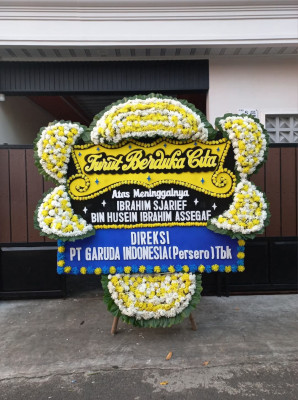 Papan Bunga Duka di Cicarimanah